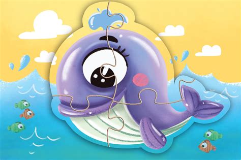 CHILDREN'S PUZZLES WITH OCEAN ANIMALS on Behance