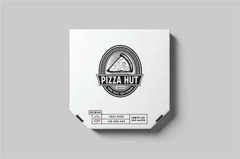 Pizza Hut Vintage Badge Logo Vector Illustration on Behance