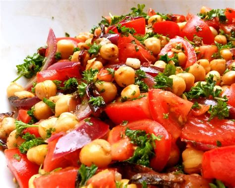 Kichererbsen Salat mit Tomaten und Petersilie Carl Tode Göttingen