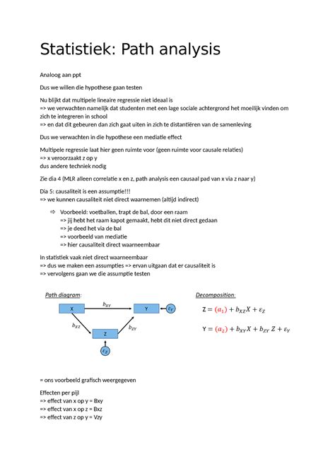 Statistiek Module 3 Samenvatting Gevorderde Kwantitatieve Technieken Statistiek Path