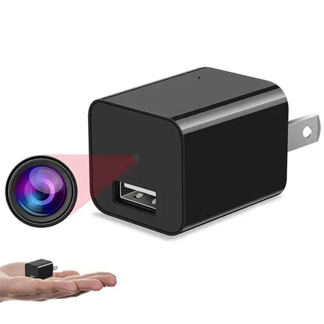 Зарядно устройство със скрита камера Spy USB, Детектор за движение ...