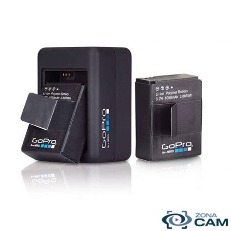 Cargador GoPro USB Doble Para Hero3 Y Hero3 ZonaCamStore Tu Tienda