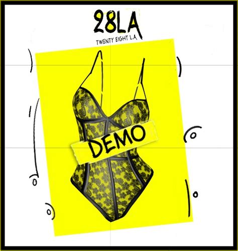 Second Life Marketplace 28la Lace Bodysuit Demo