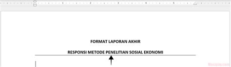 15 Cara Membuat Garis Lurus Di Word Dengan Cepat