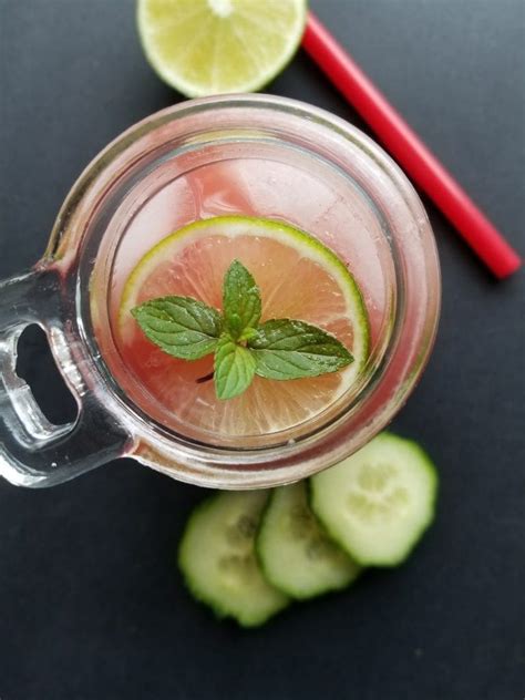 Detox Watermelon Water Recipe Cucumber Mint Divine Lifestyle