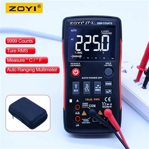 ZOYI ZT X Digital Multimeter Ac Dc Voltmeter True Rms Auto Range