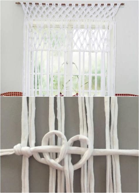 Diy Macrame Curtains Step By Step Instructions Blitsy