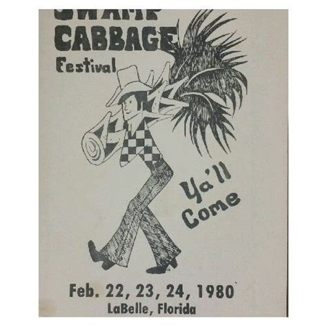 1980 Swamp Cabbage Labelle Book Cover Books Libros Book Book