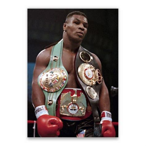 Mike Tyson Victory Belts Poster A1 Shop Today Get It Tomorrow