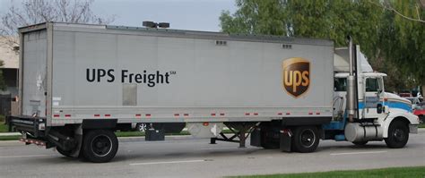 United Parcel Service Ups Freight Big Rig Truck A Photo On Flickriver