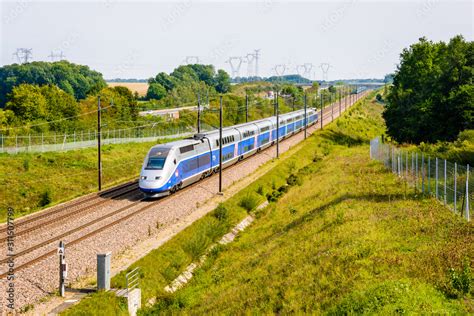 Moisenay France August A Double Decker Tgv Duplex High