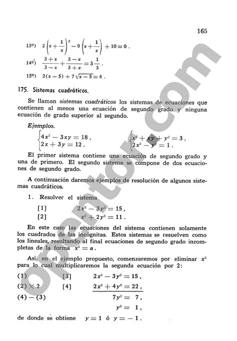 Algebra De Mancil Tomo Ejercicios Lsloced