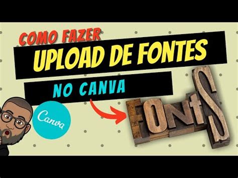 Como Fazer Upload De Fonte No Canva Colocar Fonte No Canva Tutorial