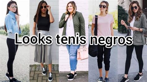 Total Imagen Outfit De Tenis Negros Abzlocal Mx