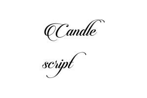 Candle script Font - Free Font Download