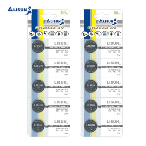 3V Lithium Battery Cr2032 Li Mno2 Non Rechargeable Button Battery