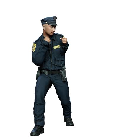 Policeman 3d Character Illustration 18875727 PNG