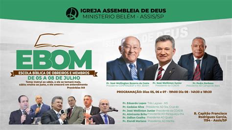 PR GEDAIAS SILVA 1 EBOM ESCOLA BIBLICA DE OBREIROS AD ASSIS SP