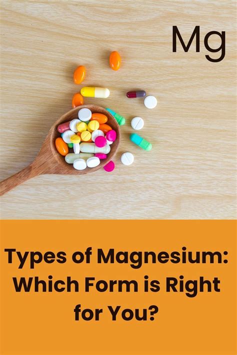 What Type Of Magnesium Should I Take Types Of Magnesium Signs Of