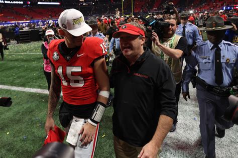 New Video Emerges Showing Georgia Qb Carson Beck S Two Word Message