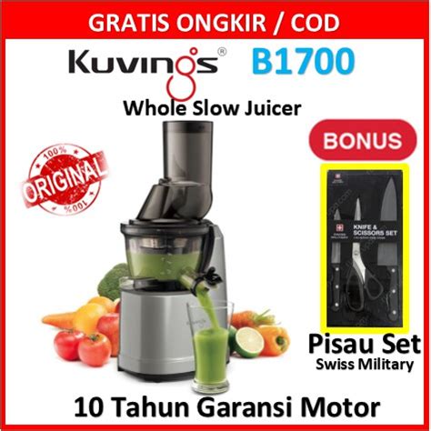 Jual Goejk Grab Gratis Ongkir Kuvings B Whole Slow Juicer