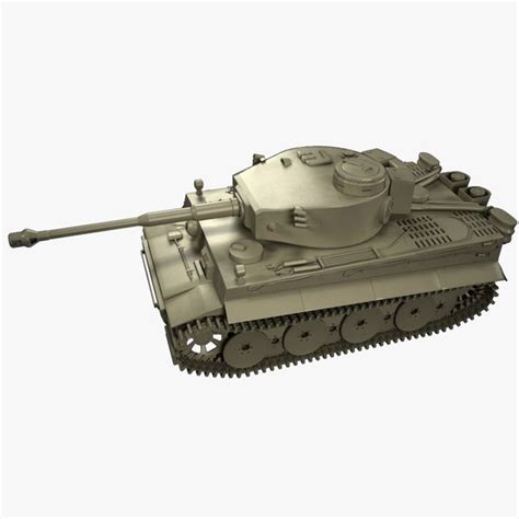 Tiger tank 3D - TurboSquid 1306459