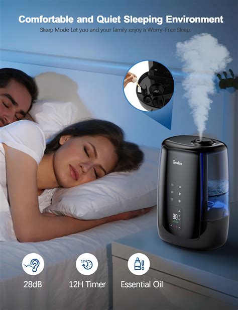 Ultrasonic Cool And Warm Mist Humidifier Grelife Smart Humidifiers With