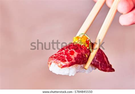 Wagyu Nigiri Kobe Sushi Stock Photo 1784845550 | Shutterstock