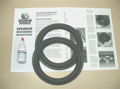 Bose 301 Series 1 4 8 Woofer Speaker Re Foam Repair Kit 1pr Ebay