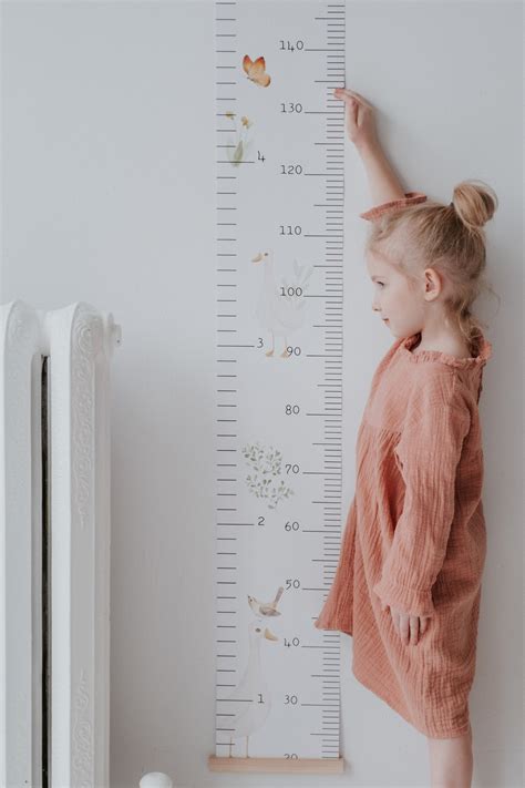 Growth Chart, Children Height Growth Chart, Children Bedroom Decor, Baby Nursery Decor, Gift for ...