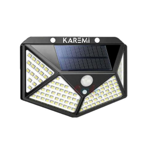 Lampa Cu Incarcare Solara Karemi X Led Cu Senzori De Amurg