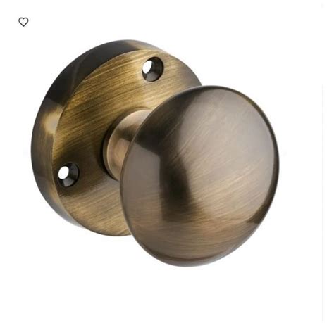 Mushroom Mortice Door Knobs 56mm Aged Brass Ironmongery Solutions