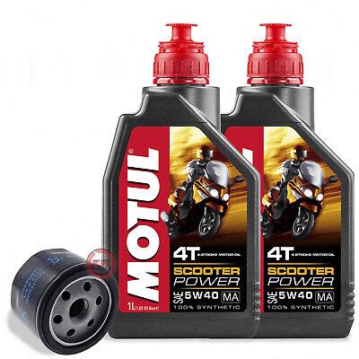 TAGLIANDO 2Lt OLIO MOTUL 5w40 FILTRO PIAGGIO X8 400 2006 2007 2008 EBay