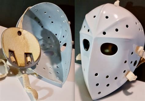 Vintage Hockey Mask 1972 Fibrosport Mask Model F-203 | HockeyGods