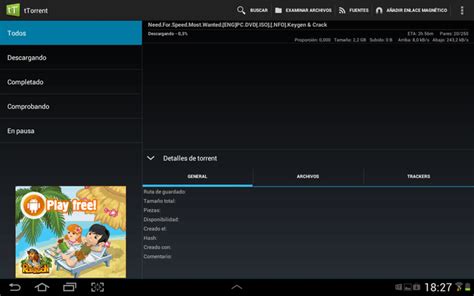 C Mo Descargar Archivos Torrent Desde Nuestra Tablet Con Ttorrent