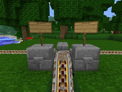 Minecraft Mine-cart Manual Track Switch : 5 Steps - Instructables