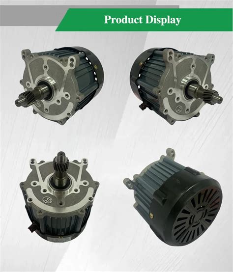 Wholesale Bulk 800w 1200w 48v 60v 72v Brushless Dc Electric Motor Differential Kit For Electric