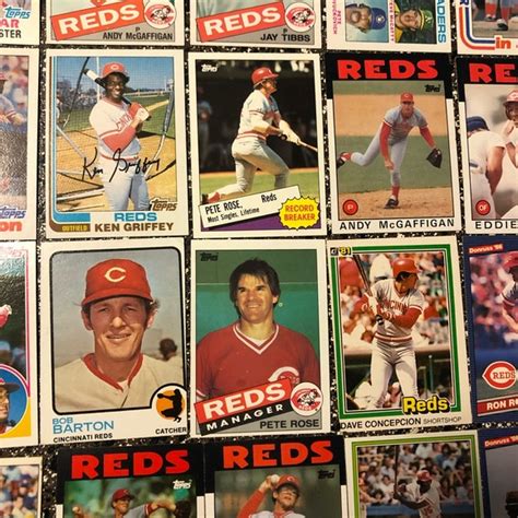 Topps Other Cincinnati Reds Baseball Cards Pete Rose Tom Seaver