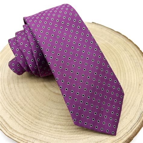 Corbata Morada Topos Mr Pajarita