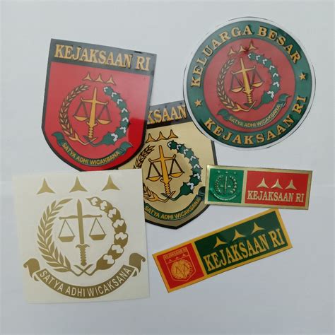 Jual Sticker Kejaksaan Sticker Jaksa Sticker Atribut Kejaksaan