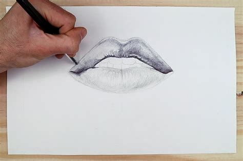 Lips Drawing Pencil