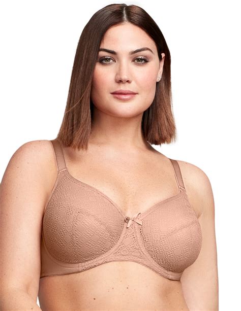 Glamorise Full Figure Plus Size Lace Comfort Wonderwire Bra Underwire