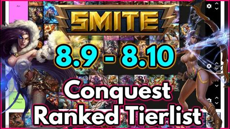 Smite Ranked Conquest Tierlist Youtube