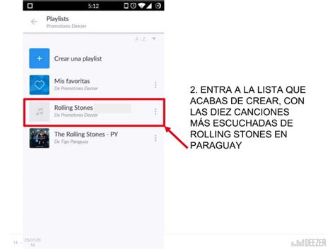 Pasos Para Crear Tu Lista De Reproducci N En Deezer Ppt