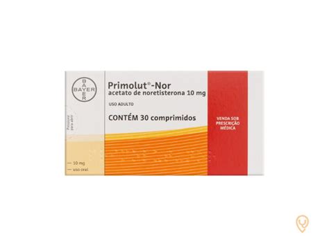 Bula Do Primolut Nor 10 Mg 30 Comprimidos CliniGuia