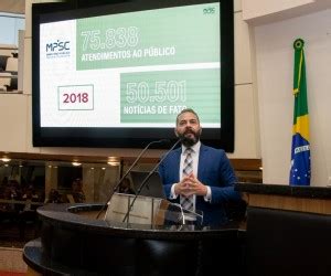 Procurador Geral de Justiça apresenta resultados do MPSC na ALESC