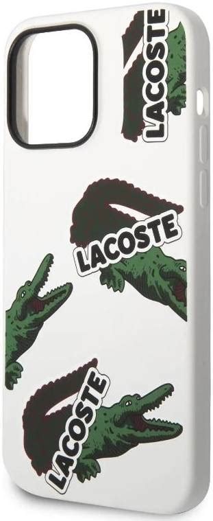 Lacoste Liquid Silicone Hard Case Microfiber Allover Pattern High And