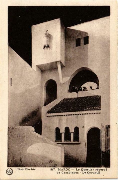 PC CPA Casablanca Quartier Reserve Prostitution FEMALE ETHNIC NUDE A11268 Topics Risque