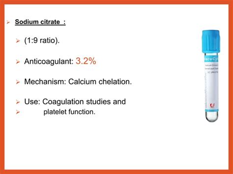 Blood Collection And Anticoagulants PPT