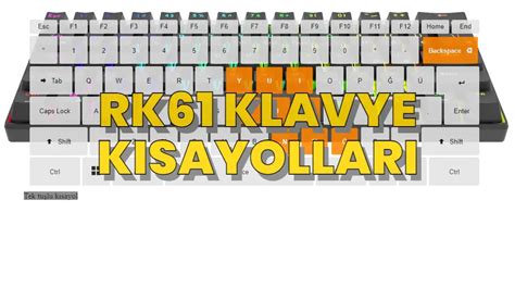 RK61 klavye kısayolları DefKey